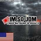 IM SO JDM sticker decal, For Nismo 180sx r32 r33 ke70