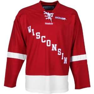   Edge Premier Lace Up Replica Hockey Jersey   Red