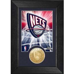  Highland Mint New Jersey Nets Bronze Coin Team Mini Mint 