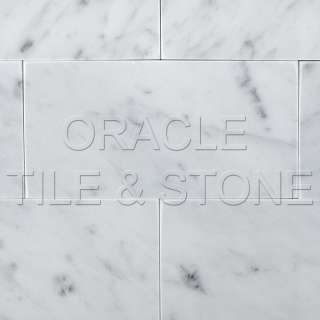 Carrara White Marble Polished Brick Mosaic Tile  