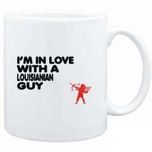 Mug White  I AM IN LOVE WITH A Louisianian GUY  Usa States  
