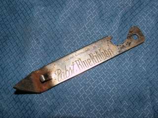 VINTAGE 1930S PABST BLUE RIBBON BEER CAN OPENER  