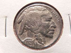 1924 S BUFFALO NICKEL **GREAT DETAIL** Very Good+ Coin  