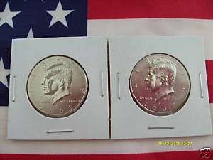 2009 P AND D KENNEDY HALF DOLLAR SET FROM US MINT BAG  