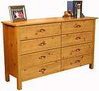Nouvelle 8 Drawer Chest of Drawers in Pine Bedroom Furniture