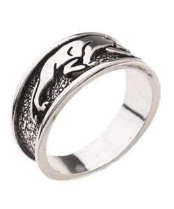 Sterling Silver Panther Ring  
