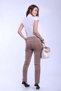 2012 new womens   fashion Korean low waist pants Slim feet  