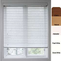 Customized Faux Wood 35.5 inch Window Blinds  