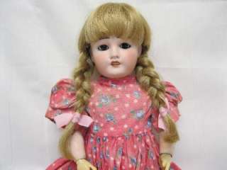 BEAUTIFUL RARE FRENCH BISQUE HEAD DOLL LIMOGES FRANCE ORIG COMP BODY 