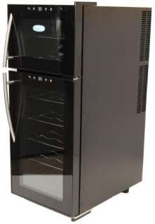 NewAir AW 210 Dual Zone 21 Bottle Wine Cooler Refrigerator Cellar 