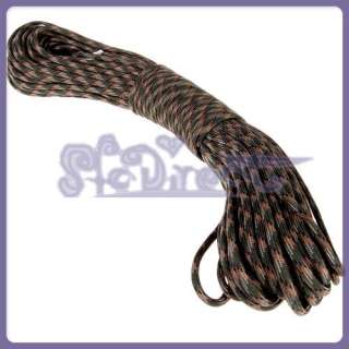 Strand PARACORD Camouflage 550LB Survival Cord 100  