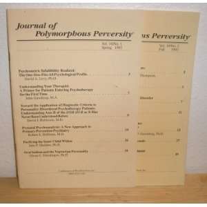  Journal of Polymorphous Perversity 1993 No author noted 