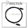 3X INSTEN 6FT Fiber Optic Cable Cord+Splitter Adapter  