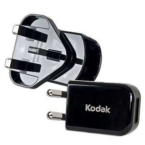  USB AC/DC Euro/UK Power Adapter for Charging Your iPod, iPhone, iPad 
