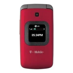  T Mobile GS170 Cellular Phone   2.75G   Flip   Red. LG 