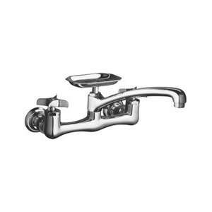   Clearwater Wall Mount Sink Faucet K 7855 3 CP Chrome