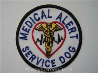 Embroderied Service Dog Patches / Badges  