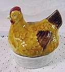 vintage hen chicken small covered dish casserole baking dish portugal