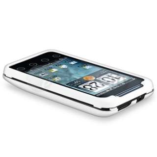   Hard Rubber Case Cover+2x Screen Protector For Sprint HTC EVO Shift 4G