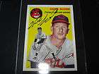 HERB SCORE #256 AUTO SIGNED 1954 Topps CLEVELAND Topps Archives FREE 