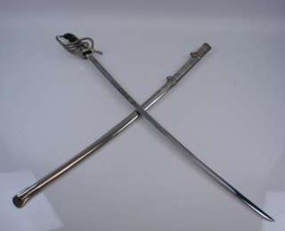US Calvary Sword Replica Curved Blade Sheath Steel Fabrica Toledo 