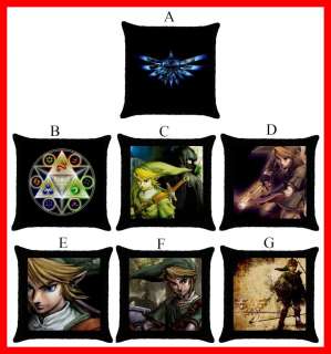 Legend of Zelda Triforce Rare Throw Pillow Case #Pick 1  