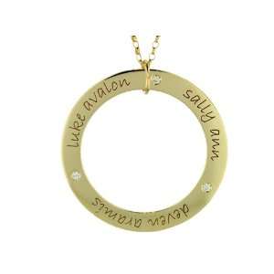  6 Name Gold Forever Loop Jewelry