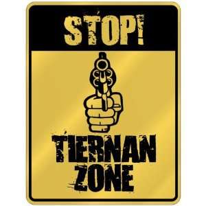  New  Stop  Tiernan Zone  Parking Sign Name