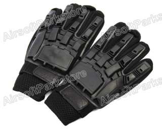 Tactical PVC Rappel Ventilate Combat Assault Glove Black   XL  
