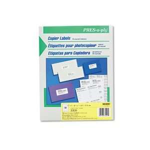  Avery® PRES a ply® White Copier Labels