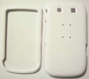 WHITE BlackBerry Torch 9800 Faceplate Case Cover Snap  