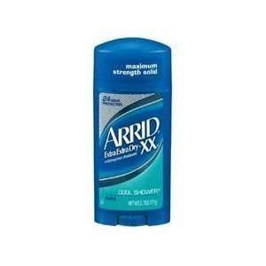 Arrid XX Anti perspirant Deodorant, Solid, Cool Shower, 2.7 Oz. (Pack 