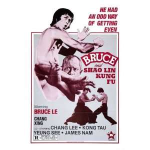 com Bruce and Shao lin Kung Fu Movie Poster (11 x 17 Inches   28cm x 