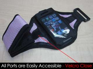 PINK Running Sport ARMBAND Gym Holder for iPhone 4  