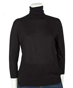 Fendi Black Cashmere Turtleneck Sweater  