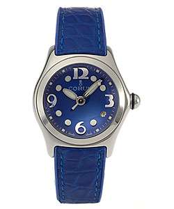 Corum Bubble Womens Blue Quartz Watch  
