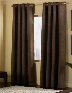 Panels Solid Micro suede Curtain Window Covering Panel New SG17498 
