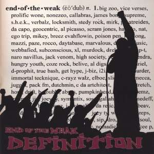  Definition End of the Weak Music