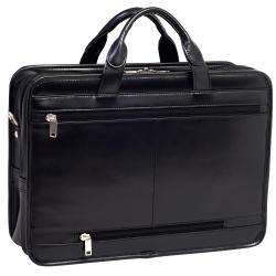 McKlein Elston Leather Double compartment Laptop Case  