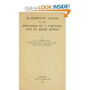  An Elementary Treatise On The Dynamics Of A Particle And 