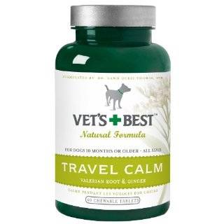 Veterinarians Best Relaxed Dog Travel Calm Formula Chewable Tablets 