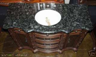 48 3 Drawer / 2 Door Bathroom Vanity   Ubatuba Granite  