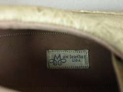 Max Heavy Duty Light Sand Brown Crocodile & Ostrich Lace Up Sport 