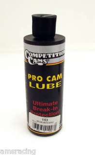 COMP CAMS PRO CAM & LIFTER INSTALLATION LUBE 8 OZ # 153  