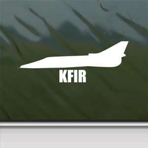  KFIR White Sticker Military Soldier Car Vinyl Window 