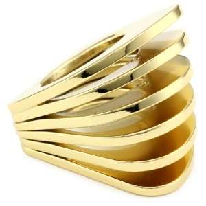 Vita Fede Layered Gold Ring, Size 6 Jewelry