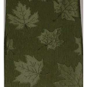   Green Leaves Tablecloth Fabric Table Cloth 70 Round