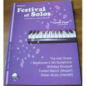 Festival of Solos, Level 4 Piano   Schaum Method Supplement, Book 