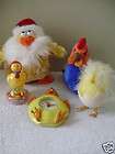 rooster chicken decorations lot plush rooster chicken dance clock 