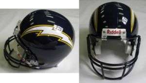 SAN DIEGO CHARGERS RIDDELL FULL SIZE BLUE HELMET   BRAND NEW IN BOX 